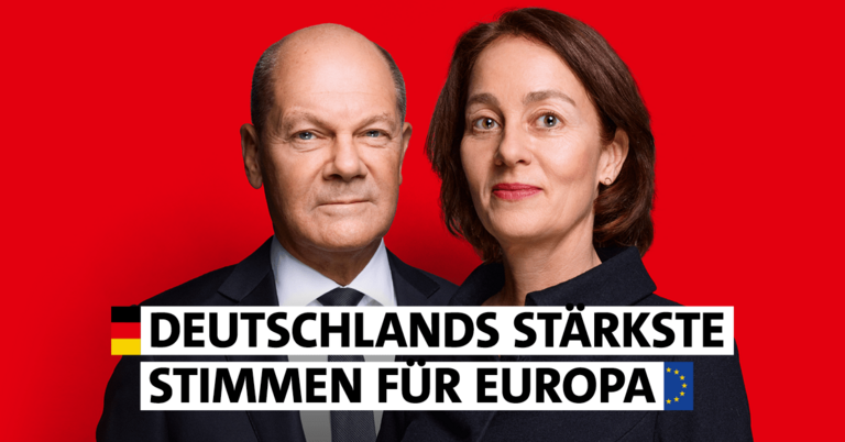 Foto: Olaf Scholz und Katarina Barley - Deutschlands stärkste Stimmen für Europa