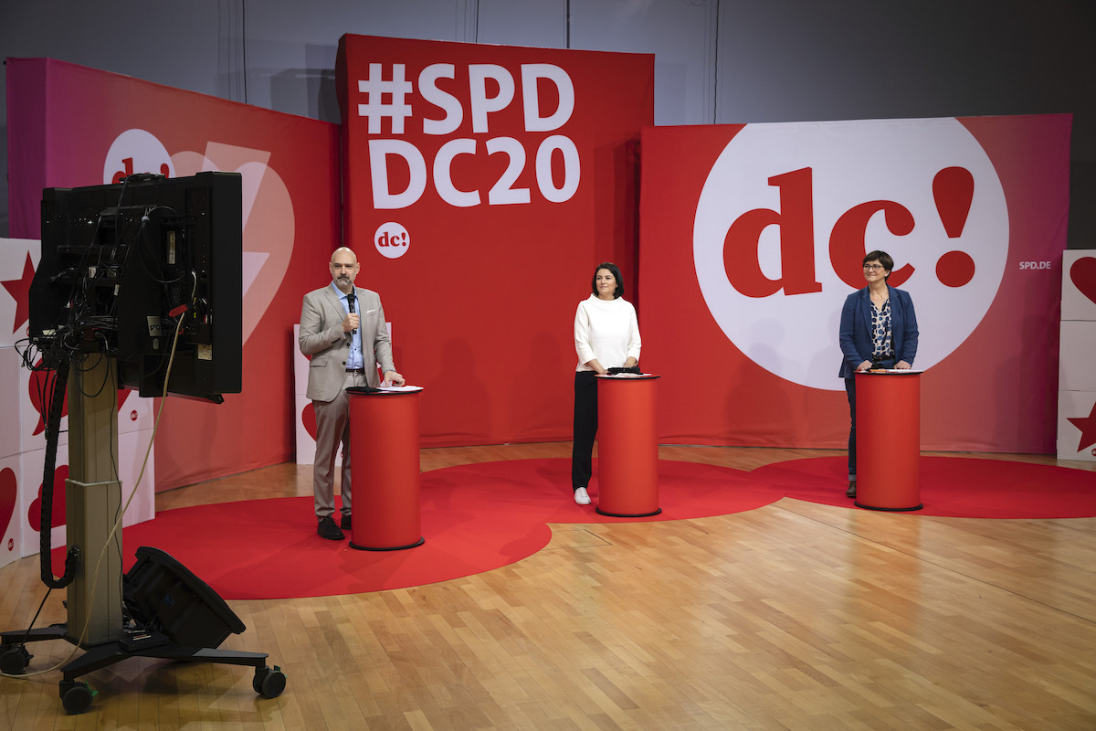 Foto: Session mit Saskia Esken beim SPD-Debattencamp 2022