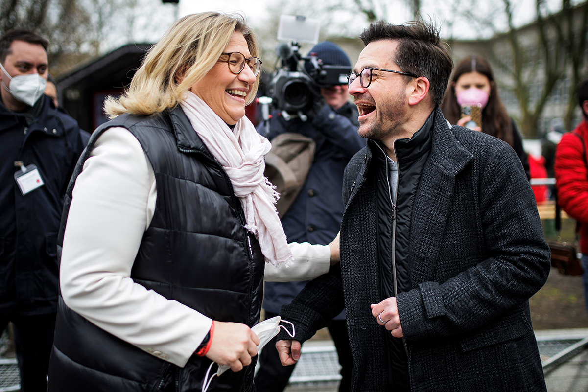 Foto: Anke Rehlinger und Thomas Kutschaty