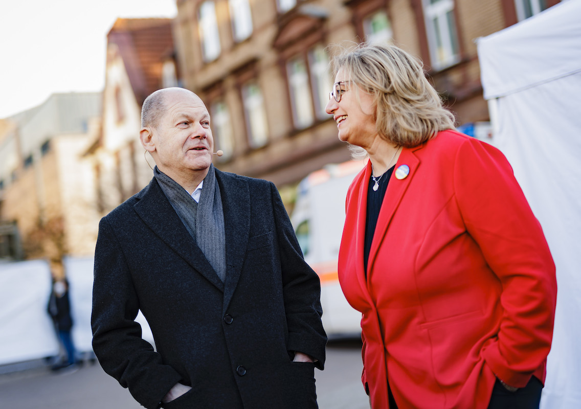 Foto: Olaf Scholz und Anke Rehlinger