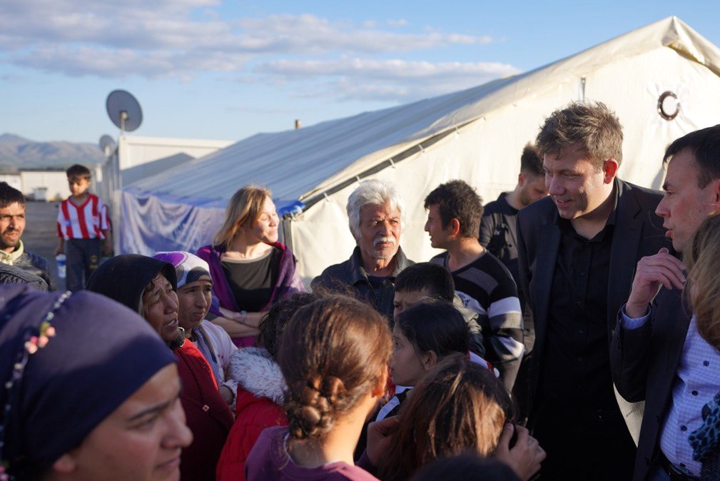 Foto: Lars Klingbeil, Nils Schmid und Aylin Nazlıaka