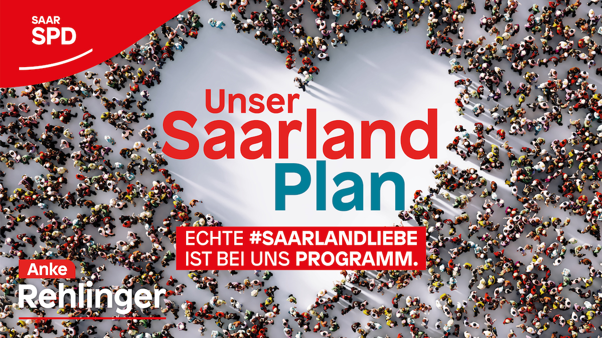 Unser SaarlandPlan: Eechte #SaarlandLiebe ist bei uns Programm.