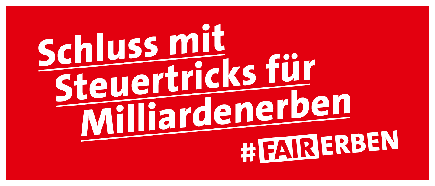 Grafik: Schluss mit Steuertricks für Milliardenerben #FairErben