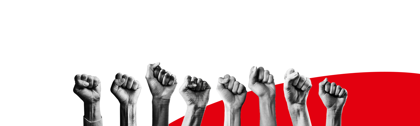 Motiv zum 1. Mai: Arbeiterfäuste