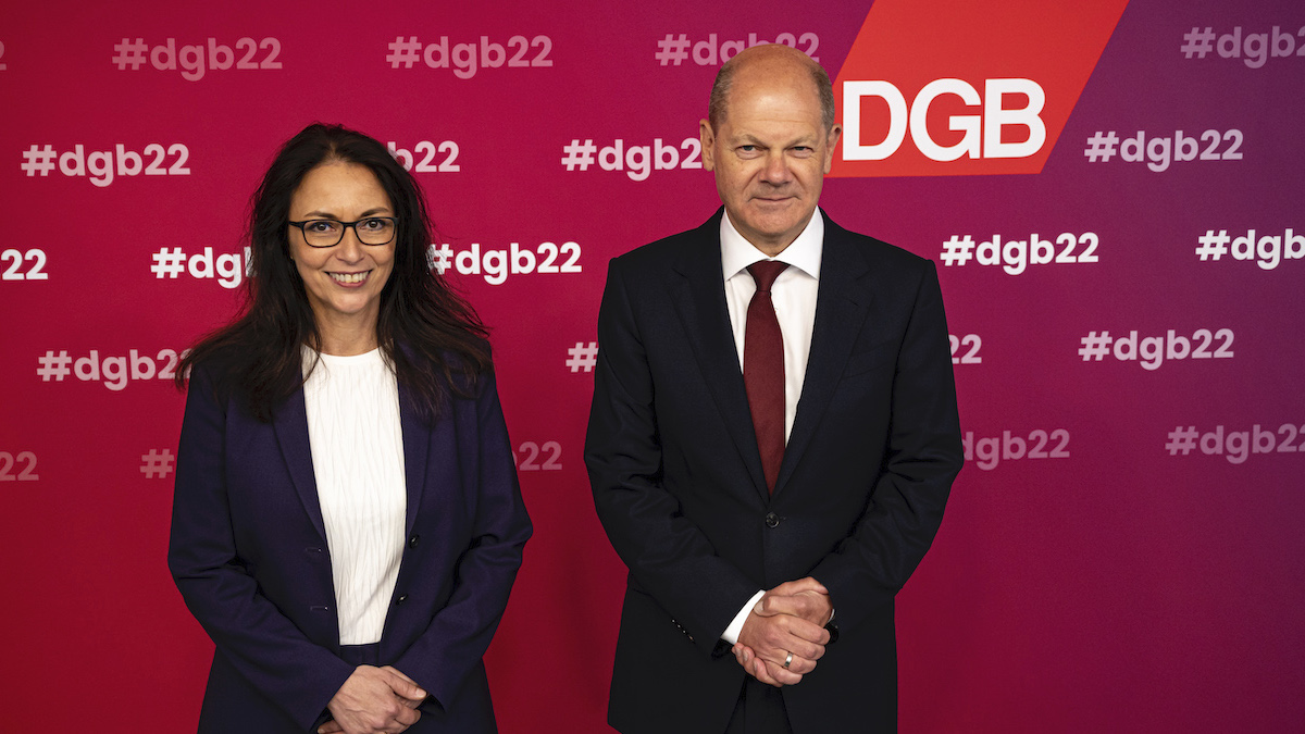 Foto: Yasmin Fahimi und Olaf Scholz