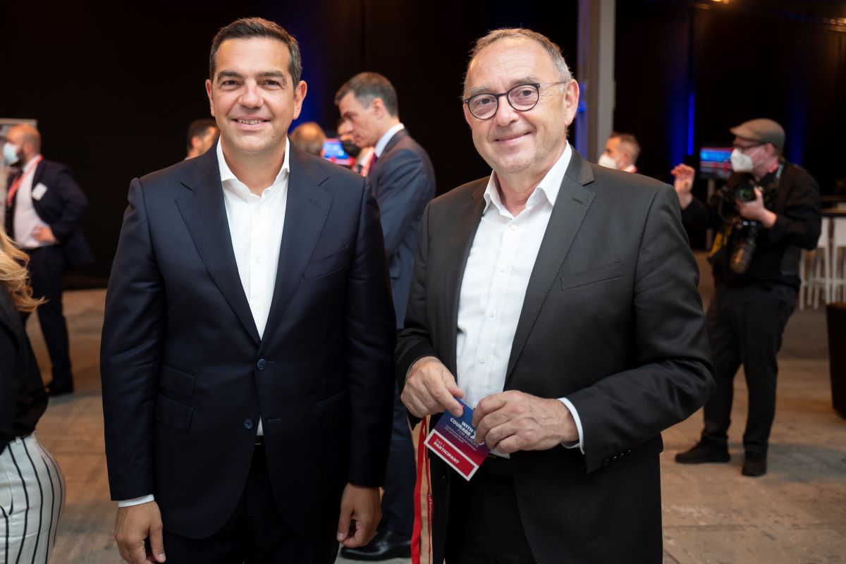 Foto: Alexis Tsipras und Norbert Walter-Borjans