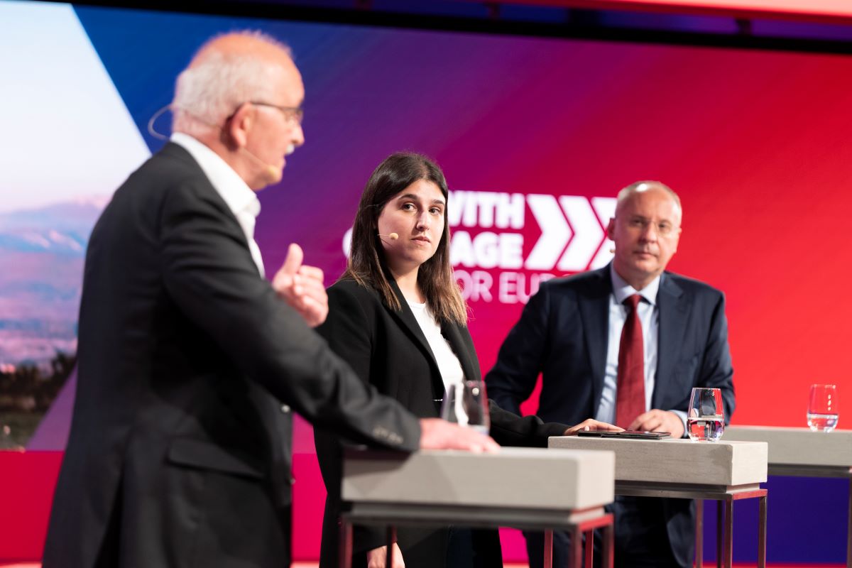 Foto: Udo Bullmann, Alícia Homs und Sergei Stanischew