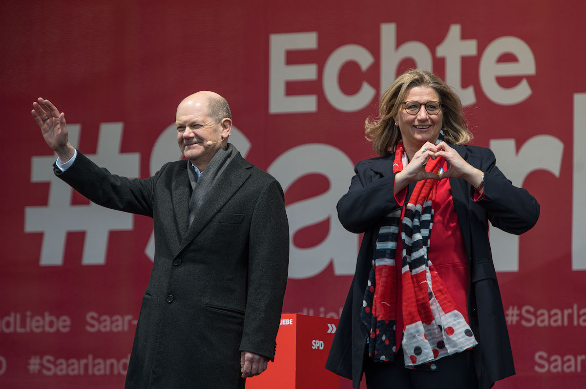 Foto: Olaf Scholz und Anke Rehlinger