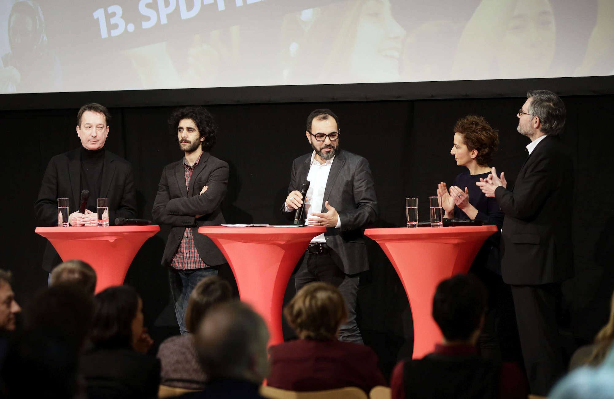 Foto: Podiumsdiskussion beim 13. SPD-Filmabend anlässlich der Berlinale 2016