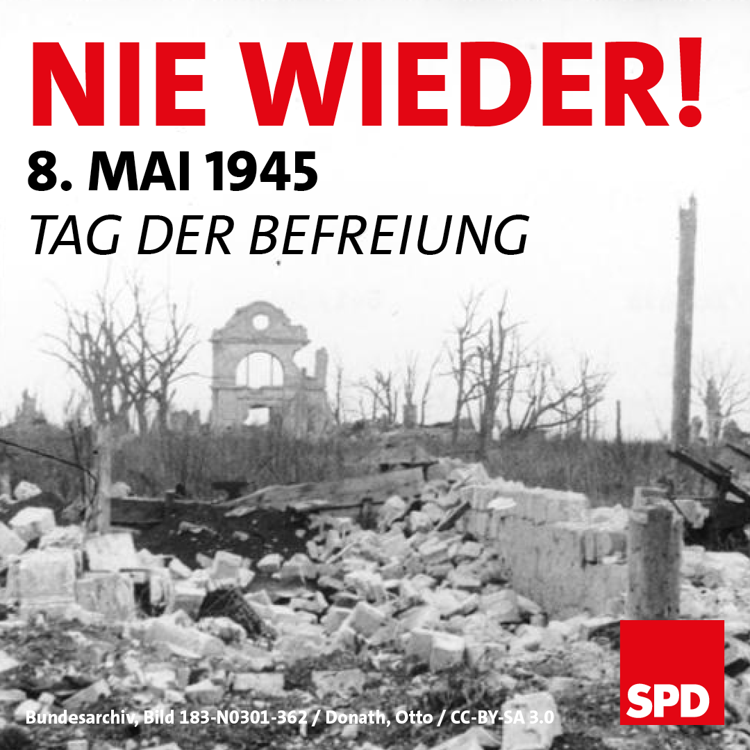 Symbolfoto 8. Mai 1945: Nie wieder! Tag der Befreiung