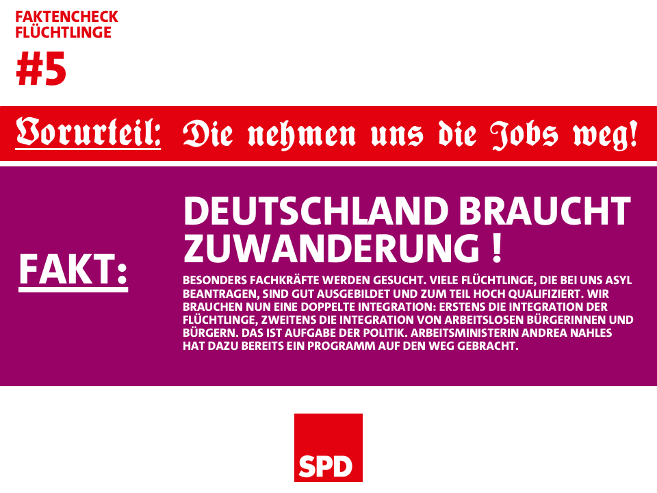 Faktencheck Flüchtlinge: Deutschland braucht Zuwanderung.