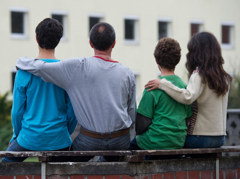 Foto: Flüchtlingsfamilie aus Syrien 