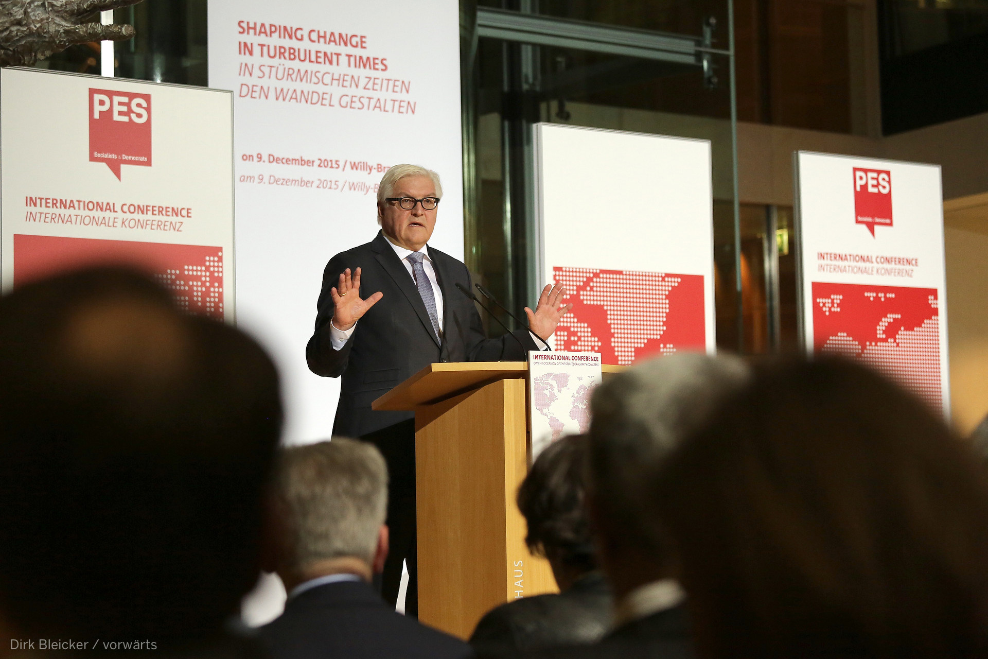 Außenminister Frank-Walter Steinmeier; Foto: Dirk Bleicker