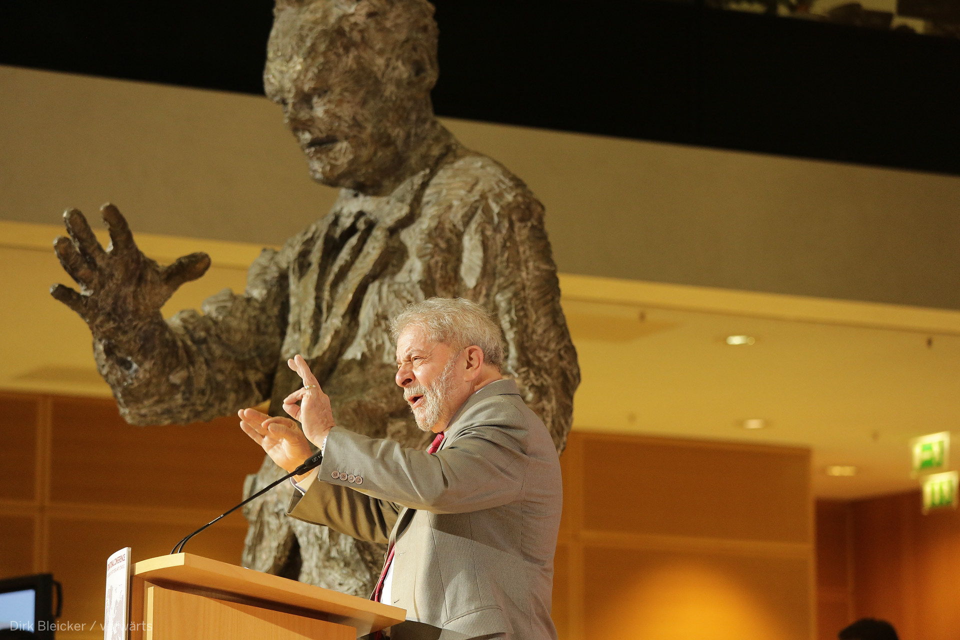 Lula da Silva, der ehemalige Präsident Brasiliens; Foto: Dirk Bleicker