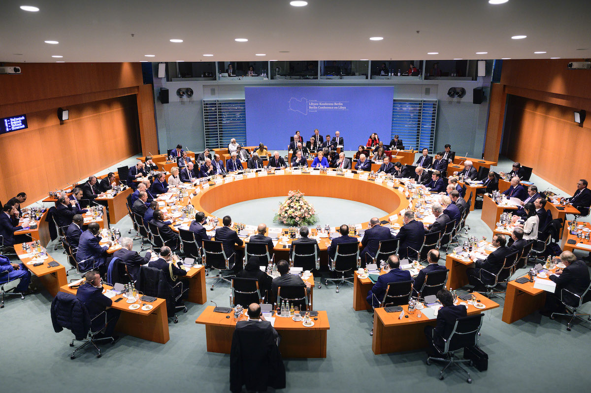 Foto: Libyen-Konferenz im Bundeskanzleramt