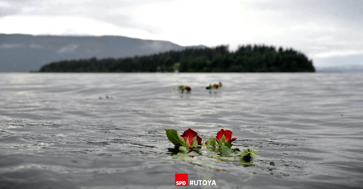 Foto: Wir gedenken der Opfer von Utoya