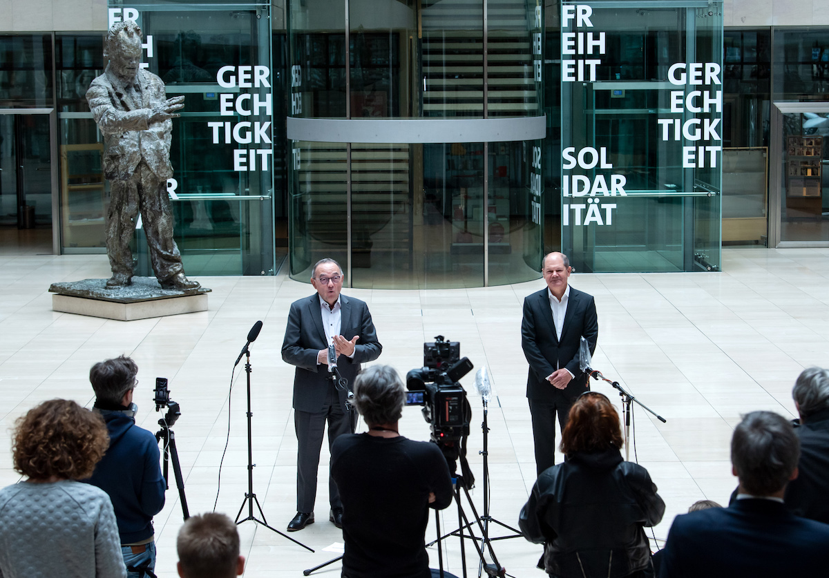 Foto: Norbert Walter-Borjans und Olaf Scholz