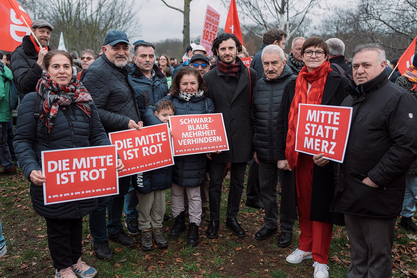Foto: Demo gegen rechts in Berlin