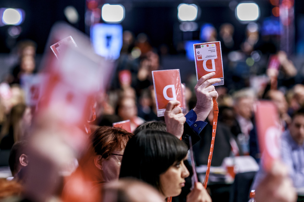 photothek Foto: Delegiertenabstimmung beim SPD-Parteitag 2017