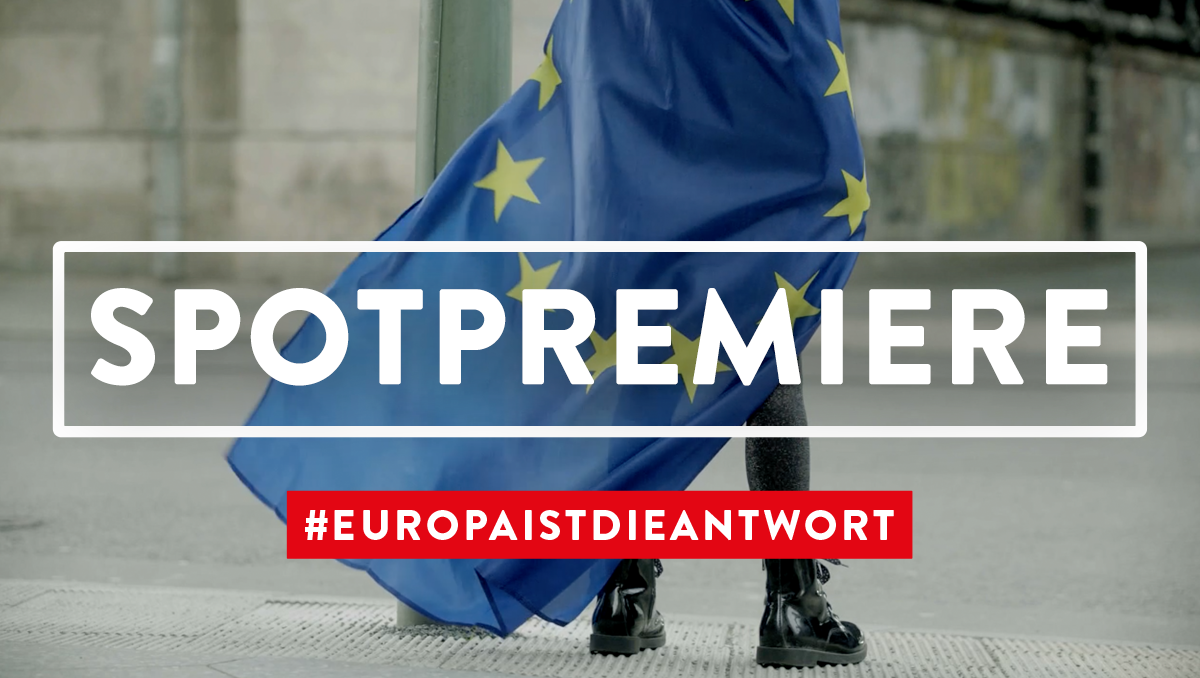 Foto: Premiere des Spots zur Europawahl