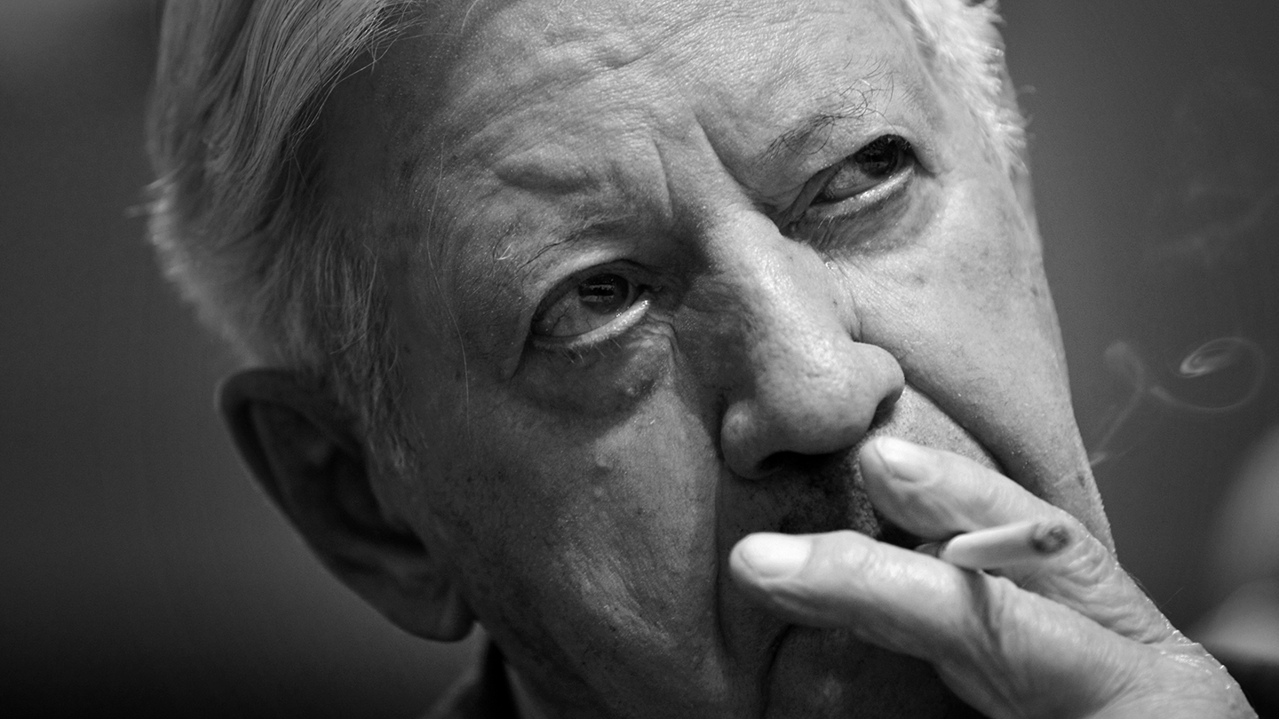 Porträt von Helmut Schmidt, 2007