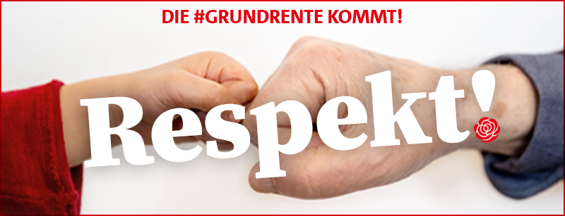shutterstock Banner: Die Grundrente kommt! Respekt!