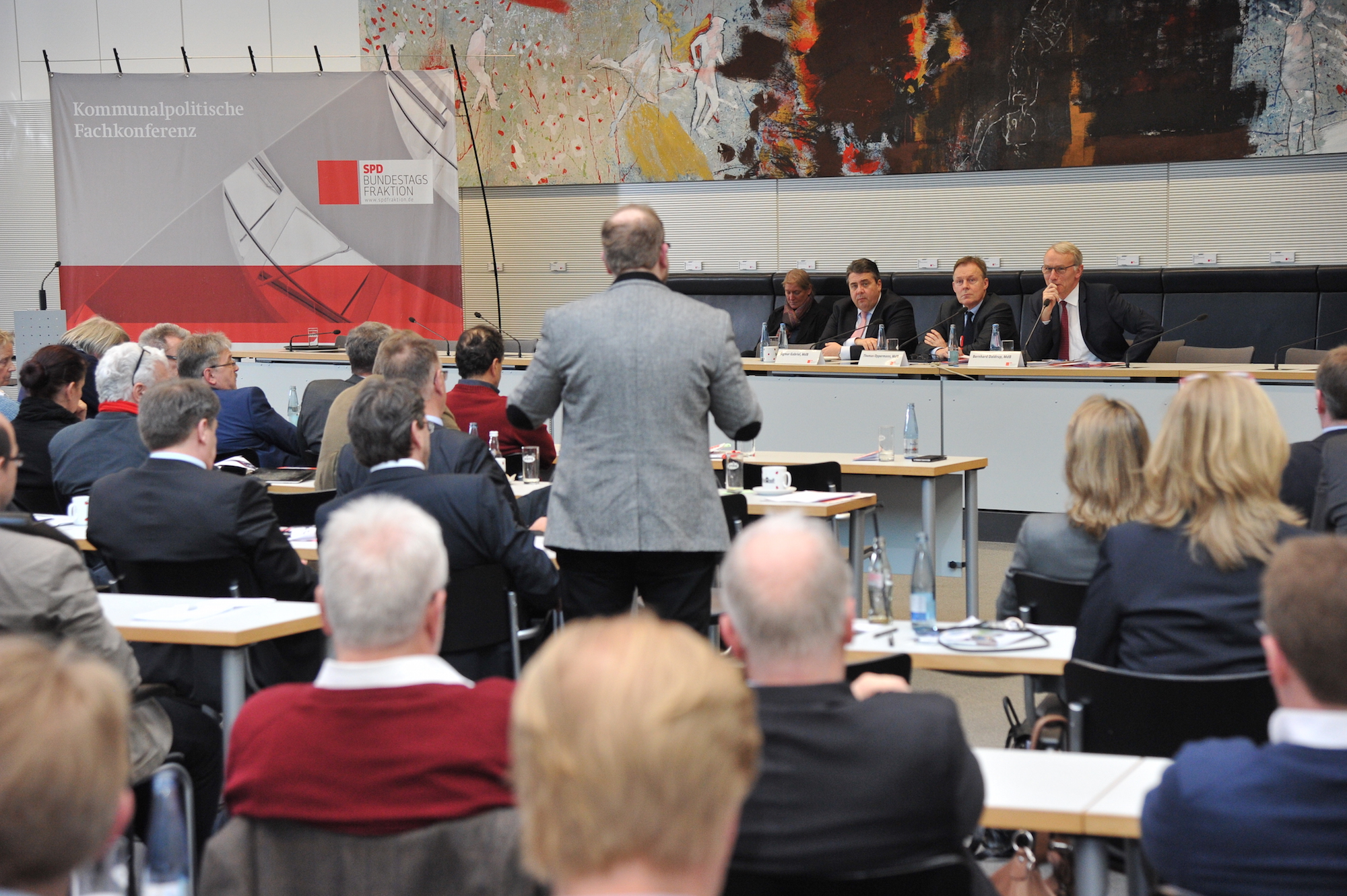 Foto: Blick ins Plenum der 3. SPD-Kommunalkonferenz am 25. Februar 2016