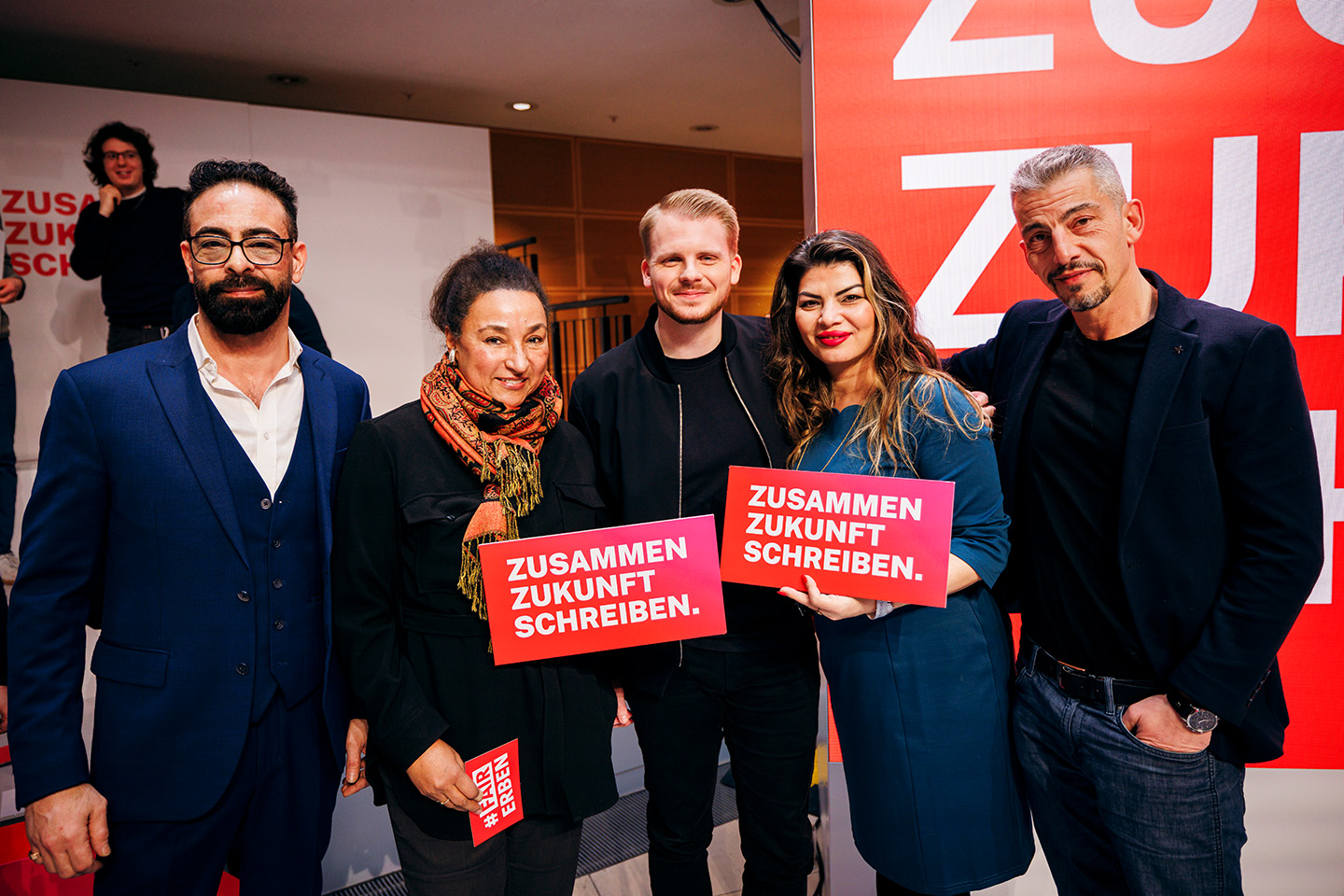 Foto: Tim Klüssendorf mit Gästen bei der SPD-Jahresauftaktklausur 2026