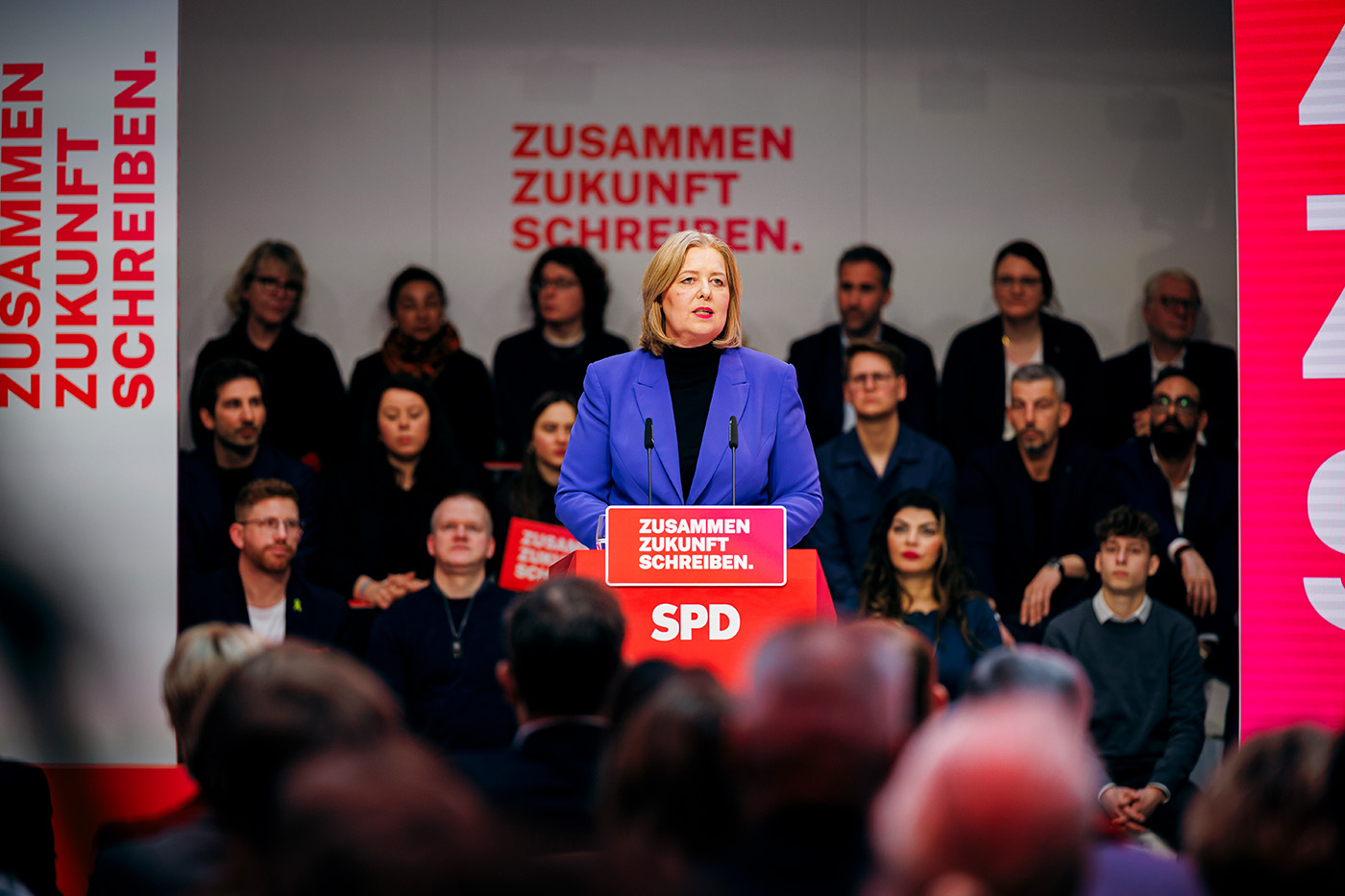 Foto: Bärbel Bas redet bei der SPD-Jahresauftaktklausur 2026