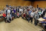 Thomas Imo / photothek.net Foto: Gruppenbild aller frewiligen SPD-Helferinnen und -Helfern
