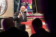 Uta Wagner Foto: Martin Schulz redet bei der SPD-Arbeitnehmerkonferenz 2017 in Bielefeld