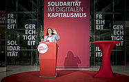 photothek.de Foto: Andrea Nahles spricht über Solidarität im digitalen Kapitalismus