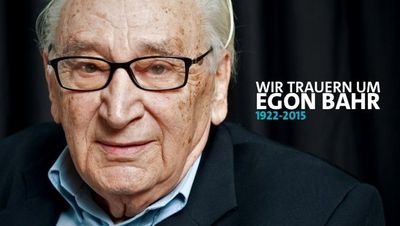Foto: Egon Bahr: 1922-2015