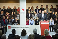 photothek.net Foto: Martin Schulz stellt seine Ideen für ein gerechtes und sicheres Deutschland vor.