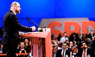 Foto: Photothek/Gottschalk Foto: Martin Schulz während der Rede