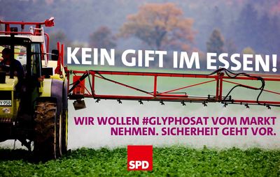 Foto: Kein Gift im Essen! Wi sagen Nein zu Glyphosat.