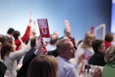 Foto: Delegiertenabstimmung