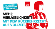 Motiv: Mehr Verlässlichkeit! Mit dem Rückkehrrecht auf Vollzeit!