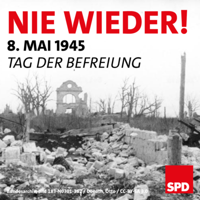 Symbolfoto 8. Mai 1945: Nie wieder! Tag der Befreiung