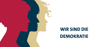 Symbolfoto zum Internationalen Frauentag: "Wir sind die Demokratie"