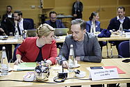 photothek Foto: Franziska Giffey und Heiko Maas auf der SPD-Jahresauftaktklausur