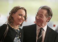 dpa Foto: Michelle und Franz Müntefering