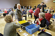 Foto: Olaf Scholz bedankt sich bei Freiwilligen für ihr Engagement