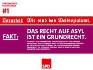 spd.de Faktencheck Asyl: Wir sind nicht das Weltsozialamt.