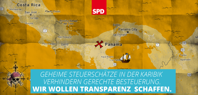 Grafik: Panama Papers - Wir wollen Transparenz schaffen.