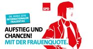 Motiv: Aufstieg und Chancen! Mit der Frauenquote.