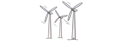 Bild zeigt Wind-Räder