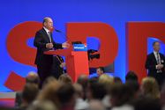 photothek.net Foto: Olaf Scholz redet beim SPD-Bundesparteitag