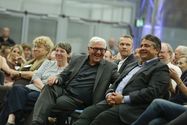 Trutschel/Photothek Foto: Minister Steinmeier und Gabriel und Gesine Schwan gutgelaunt bei der Europakonferenz der SPD